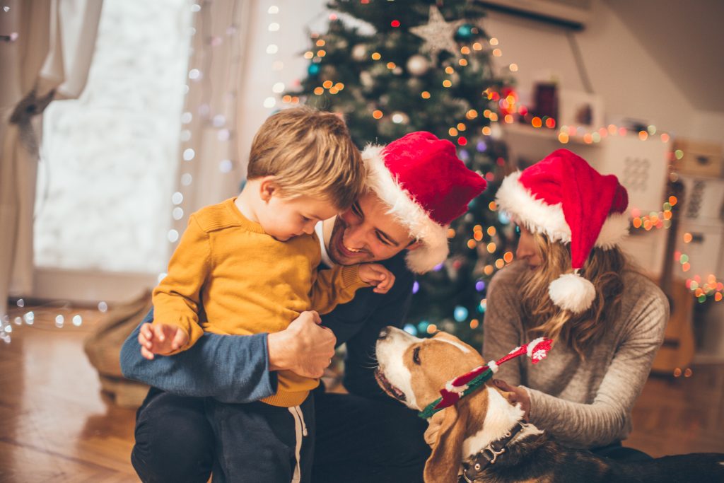 Winter time and family love